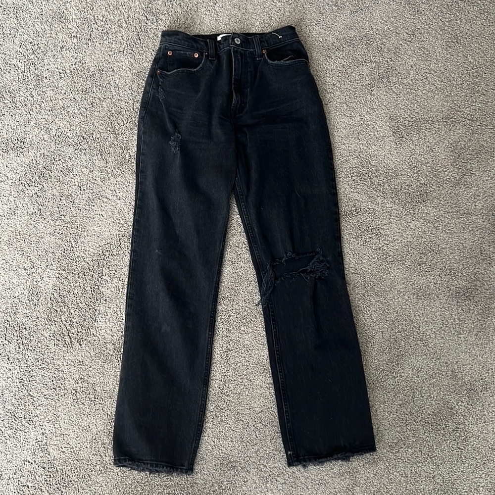 Abercrombie & Fitch 90s Straight Ultra High Jeans
